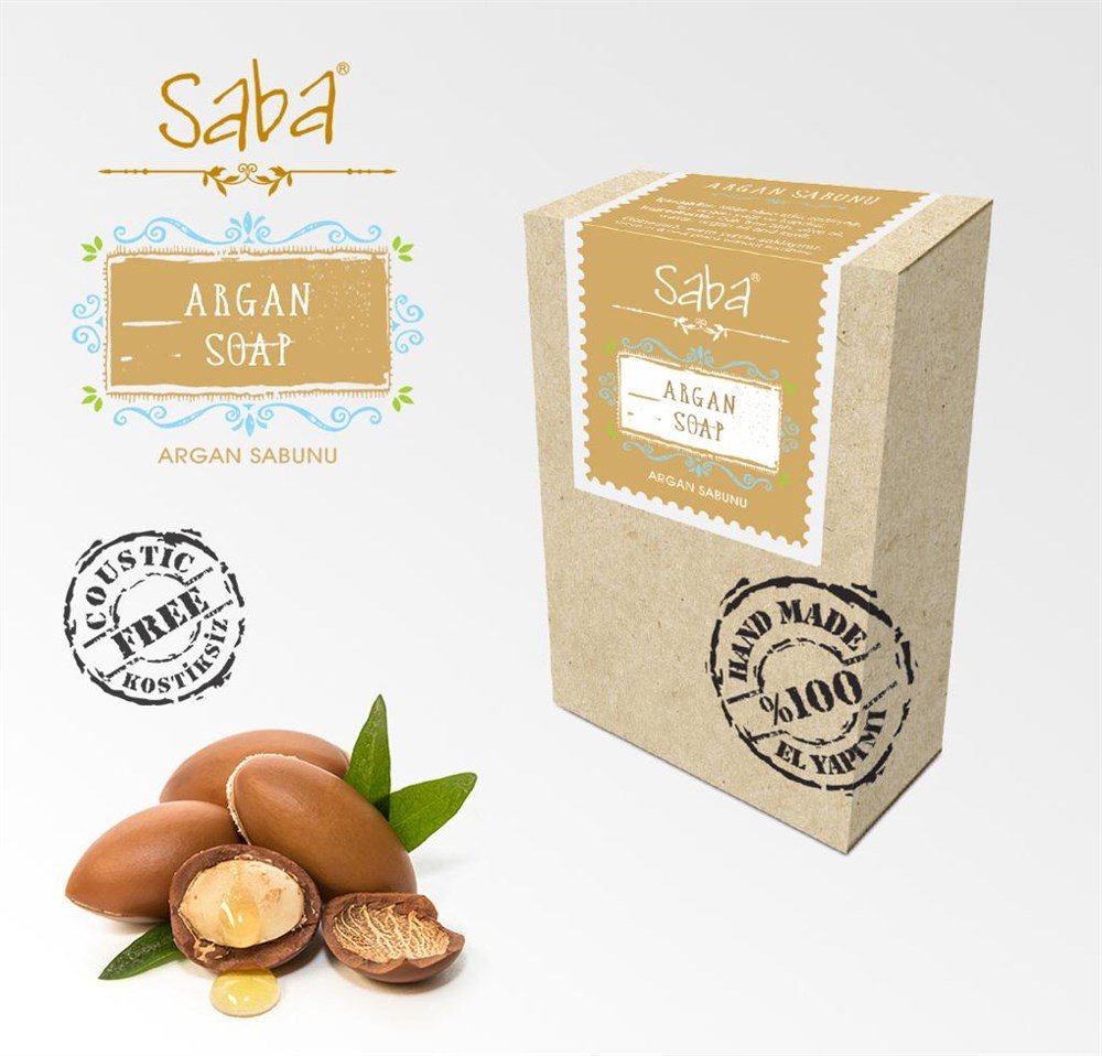 Saba Kostiksiz Argan Sabunu