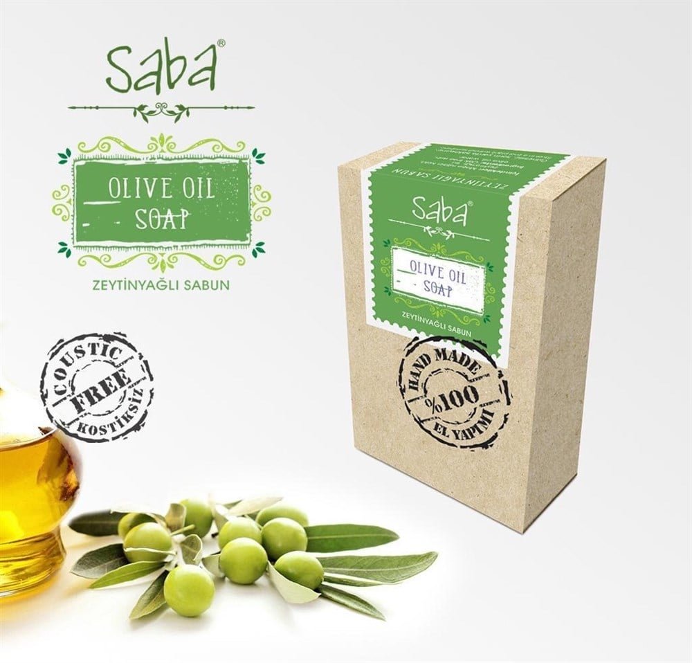 Saba Kostiksiz Zeytinyağı Sabunu