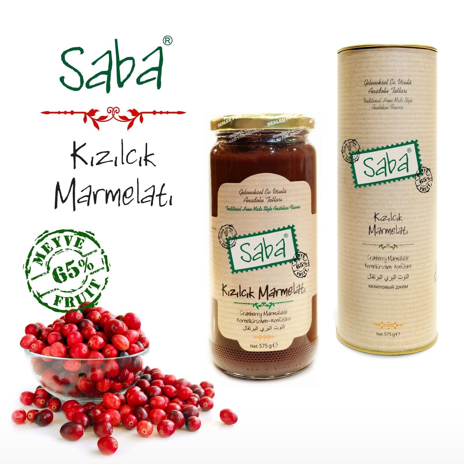 Saba Kızılcık Marmelatı