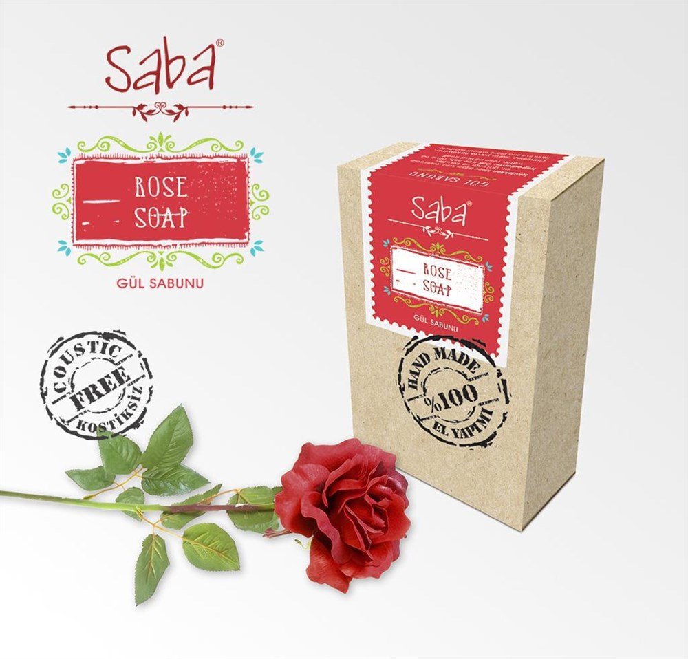 Saba Kostiksiz Gül Sabunu